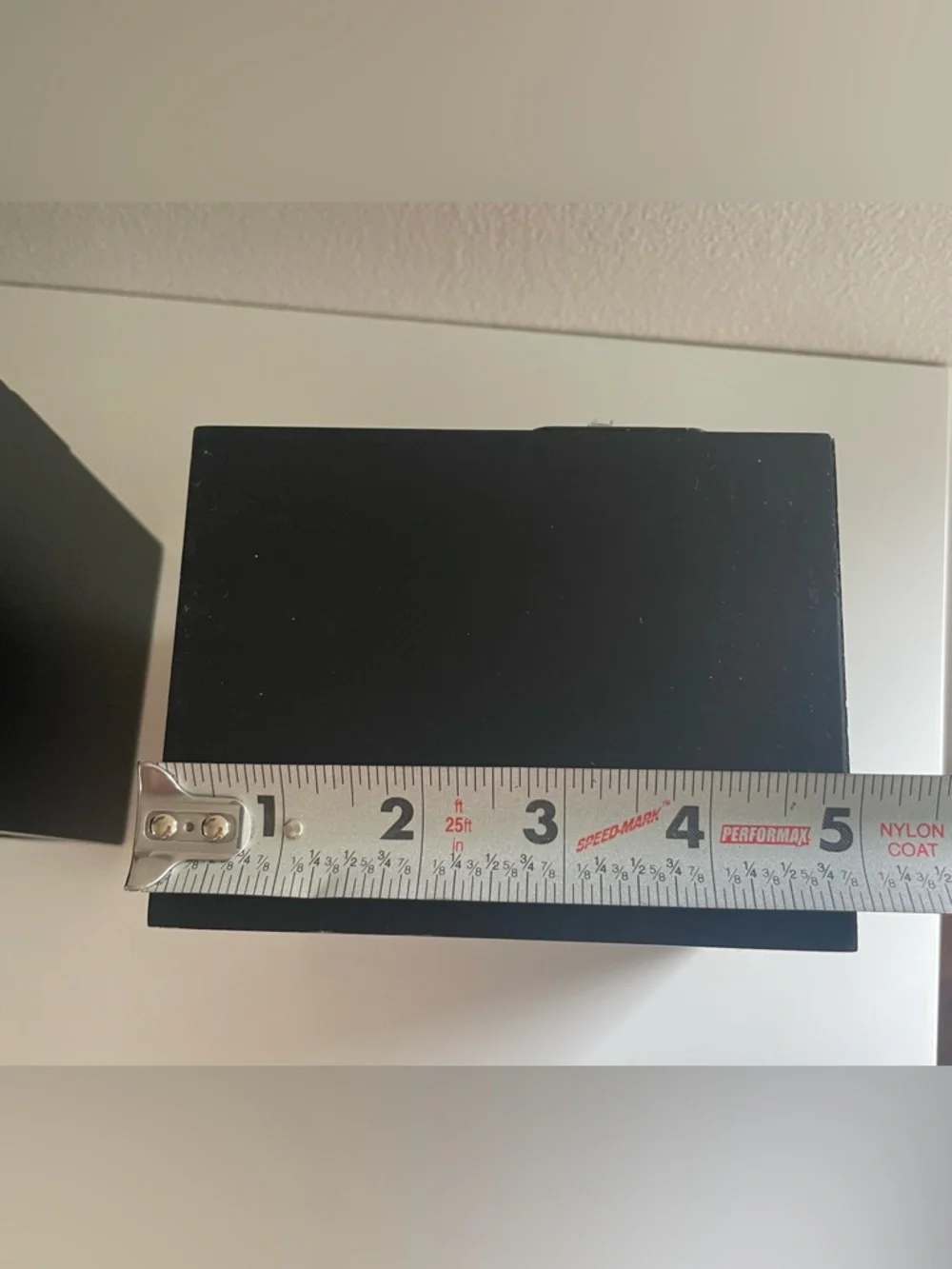 Black Geometric Wall Shelf Cubes